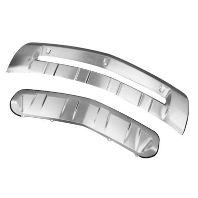 ভালো দাম এবিএস ব্ল্যাক ক্রোম রিয়ার বাম্পার গার্ডস বেজেল প্রোটেক্টর ফর ক্যাডিল্যাক এক্সটি 5 2010-2023 অনলাইন