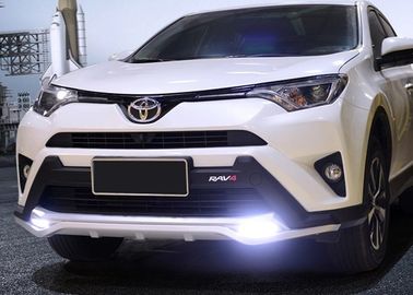 ভালো দাম TOYOTA 2016 RAV4 LED লাইট এবং রিয়ার গার্ড সহ প্লাস্টিকের সামনের গাড়ি বাম্পার গার্ড অনলাইন