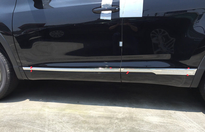 Toyota 2014 2015 Highlander Kluger Auto Body Side Molding Chromed