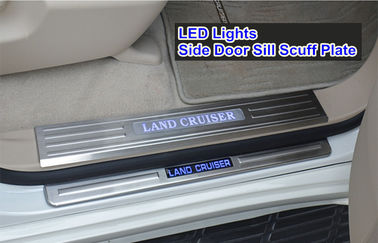 ভালো দাম TOYOTA ল্যান্ড ক্রুজার FJ200 2008 -2014 LED হালকা স্টেইনলেস স্টীল সাইড ডোর সিল অনলাইন