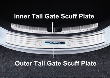 ভালো দাম স্টেইনলেস স্টীল আলোকিত দরজা Sills Tail Gate Scuff Plate For Hyundai Elantra 2016 Avante অনলাইন