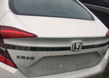 ভালো দাম HONDA CIVIC 2016 বডি ট্রিম পার্টস, স্টেইনলেস স্টীল লেজ গেট ট্রিম স্ট্রিপ অনলাইন