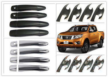 ভালো দাম NISSAN NAVARA NP300 2015 ফ্রন্টিয়ার সাইড ডোর হ্যান্ডেল ইনসার্ট এবং কভার, কালো এবং ক্রোম অনলাইন